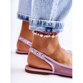 Ballerines à clous pour femmes Violet Kinley 3