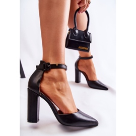 WS1 Escarpins En Cuir Sur Un Haut Talon Noir Salira le noir 2 WS1 Escarpins En Cuir Sur Un Haut Talon Noir Salira le noir 2