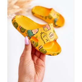 WJ1 Chaussons Enfant Légers Dinosaures Orange Astro 1 WJ1 Chaussons Enfant Légers Dinosaures Orange Astro 1