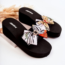 WJ1 Chaussons Compensés Femme Blancs En Mousse Silana multicolore 2