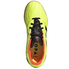 Chaussures Adidas Copa Sense.3 In Sala Jr GZ1382 le noir jaune 2
