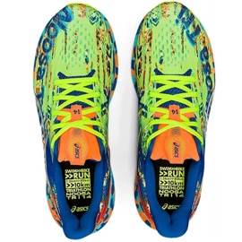 Asics Noosa Tri 14 M 1011B368-300 chaussures de course rouge bleu multicolore vert 2