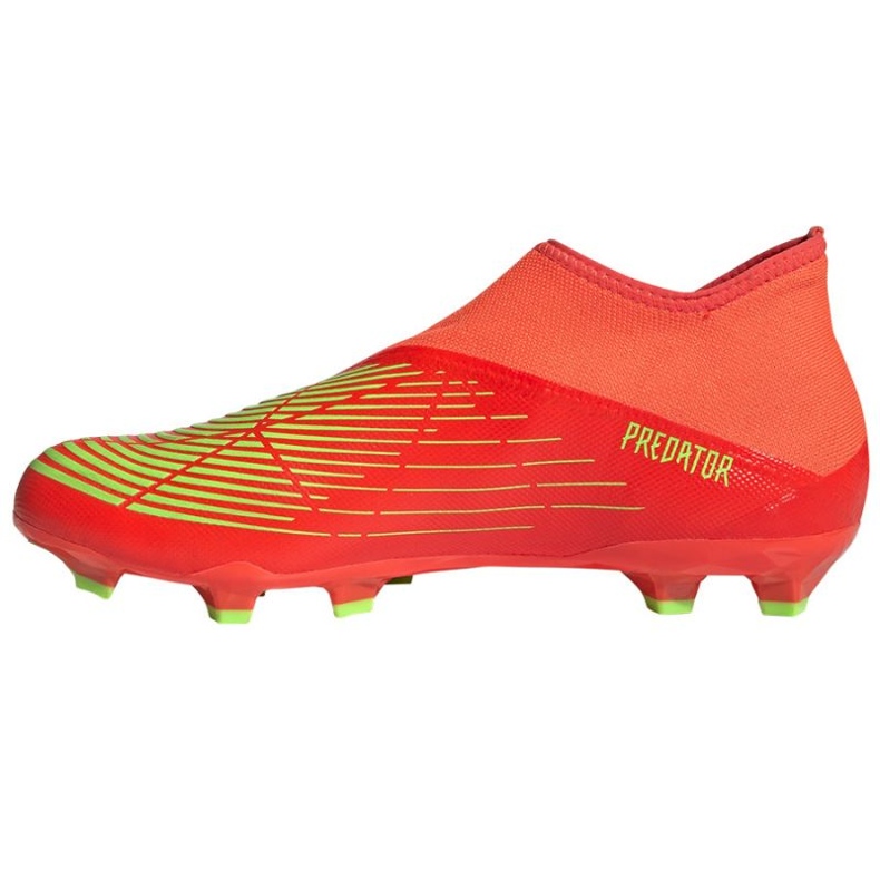 Chaussures Adidas Predator Edge.3 Ll Fg M GW1000 rouge oranges et rouges 1