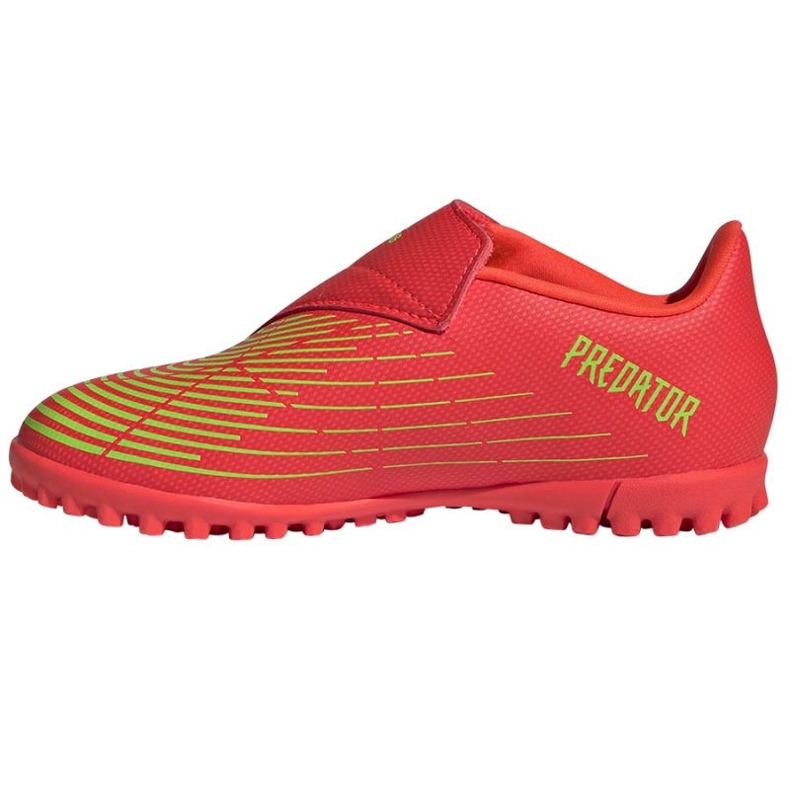 Chaussures Adidas Predator Edge.4 V Tf Jr GV8480 rouge oranges et rouges 1