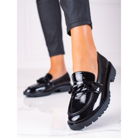 SHELOVET Mocassins à la mode le noir 1