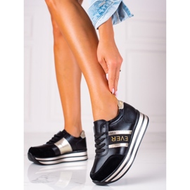 SHELOVET Baskets femme le noir 2