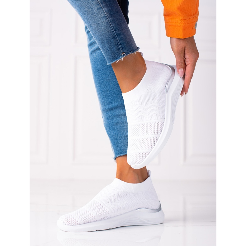 SHELOVET Chaussures de sport blanc 1