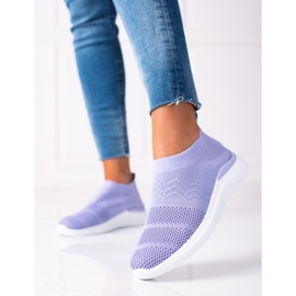 SHELOVET Chaussures de sport violet 1