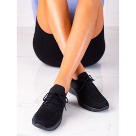 SHELOVET Chaussures de fitness confortables noir 1