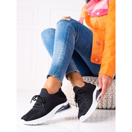 SHELOVET Chaussures de fitness confortables le noir 1