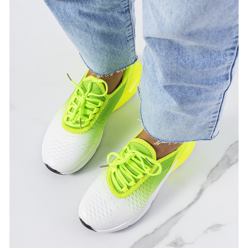 Baskets de sport Glaner vertes blanc 1