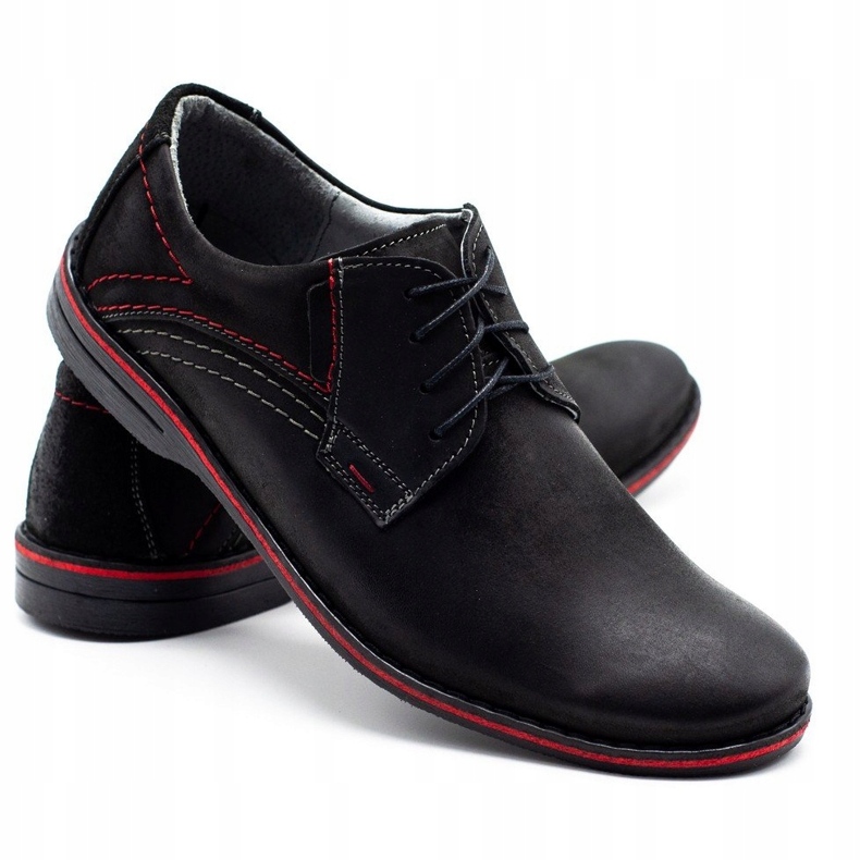 Chaussures homme cuir Olivier 242 noir le noir 1