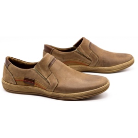 Olivier Mocassins homme cuir 520 marron brun 2