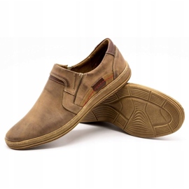 Olivier Mocassins homme cuir 520 marron brun 3