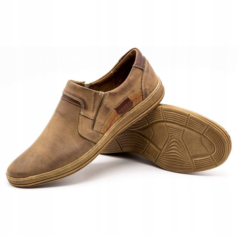 Olivier Mocassins homme cuir 520 marron brun 3