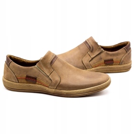 Olivier Mocassins homme cuir 520 marron brun 5