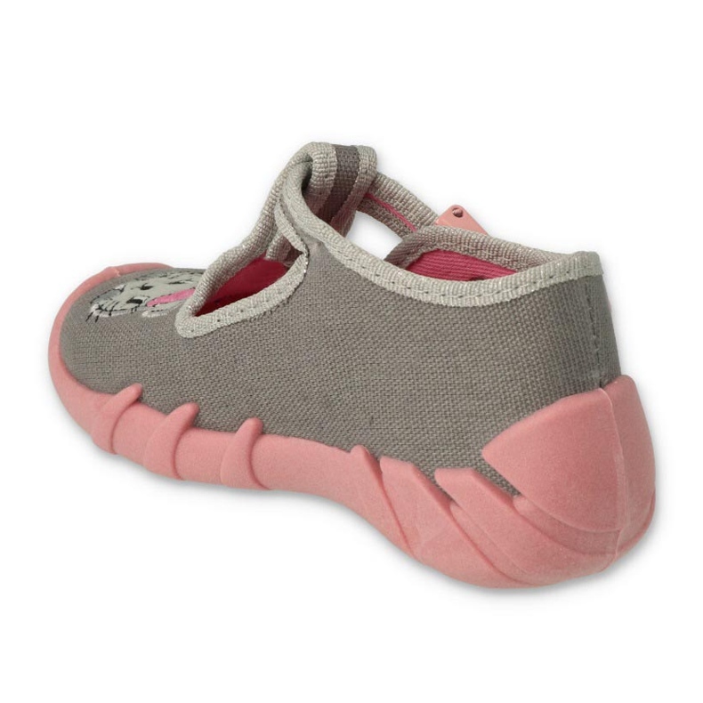Befado chaussures pour enfants 110P453 rose gris 2
