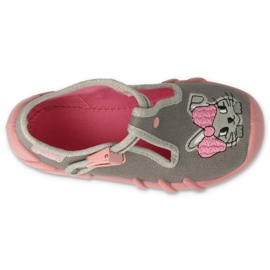 Befado chaussures pour enfants 110P453 rose gris 3