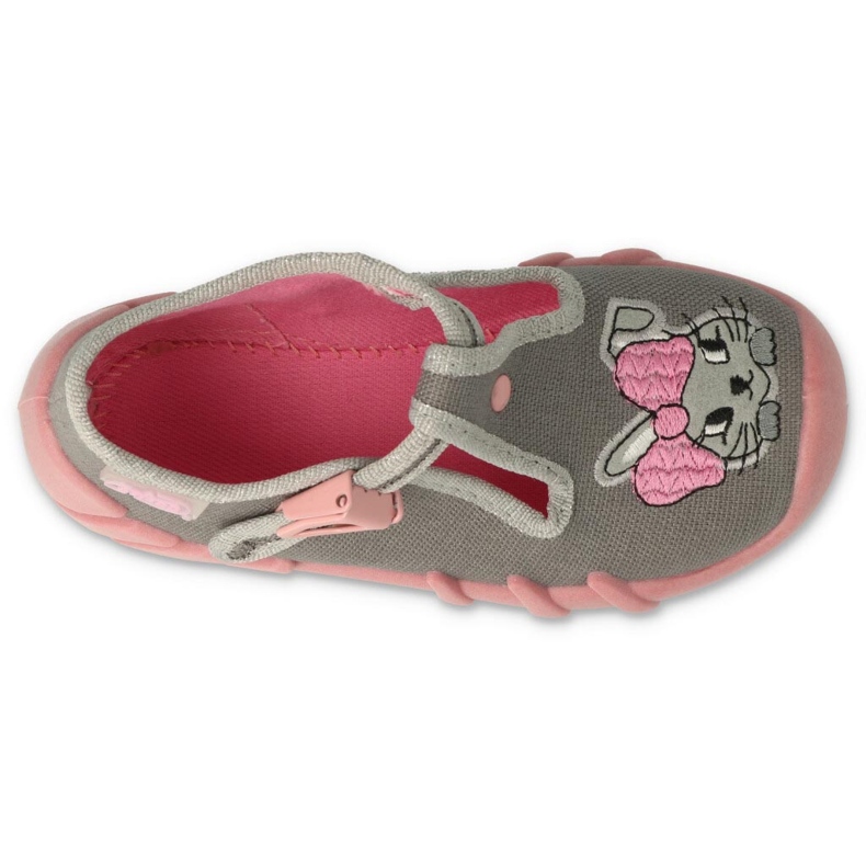 Befado chaussures pour enfants 110P453 rose gris 3