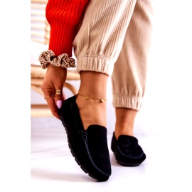 Mocassins Femme Daim Big Star JJ274654 Noir le noir 1