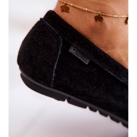 Mocassins Femme Daim Big Star JJ274654 Noir 5