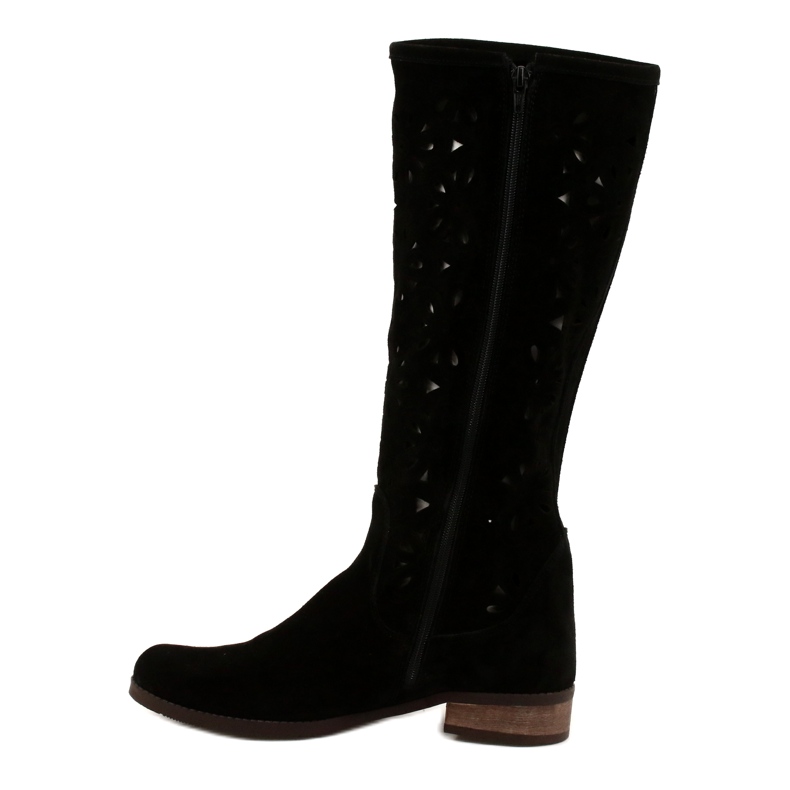 Olivier Boots ajourées femme No black le noir 1