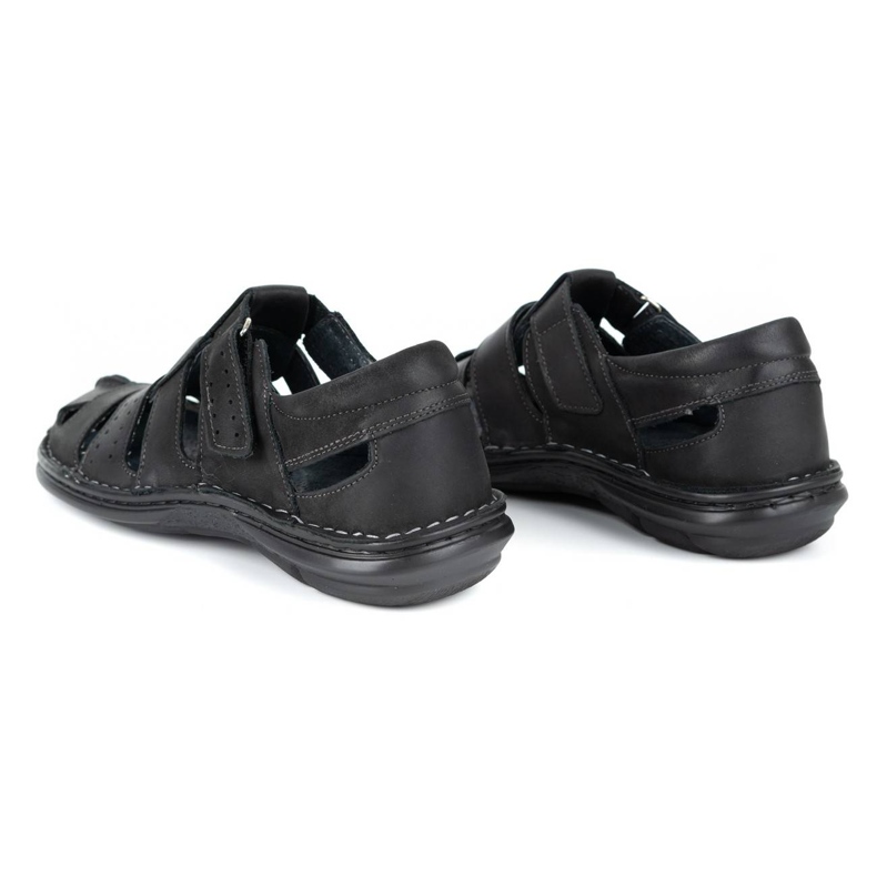 Olivier Sandales pour hommes noires 467 5