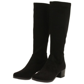 Caprice Bottes stretch pour femmes 25506-41 044 noir le noir 2 Caprice Bottes stretch pour femmes 25506-41 044 noir le noir 2