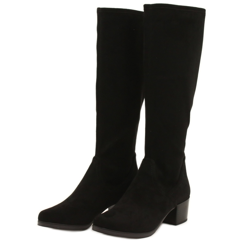 Caprice Bottes stretch pour femmes 25506-41 044 noir le noir 2 Caprice Bottes stretch pour femmes 25506-41 044 noir le noir 2