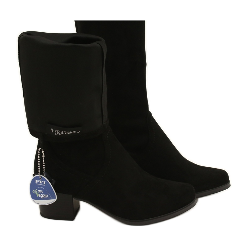 Caprice Bottes stretch pour femmes 25506-41 044 noir 5