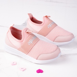 Chaussures de sport pour enfants roses Shelovet 1 Chaussures de sport pour enfants roses Shelovet 1