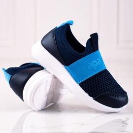Chaussures de sport enfant Shelovet bleu marine 1