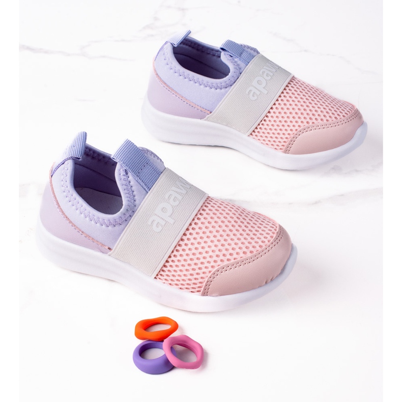 Chaussures de sport pour enfants Shelovet violet rose 1