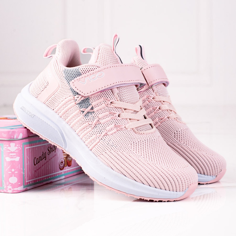 Chaussures de sport pour enfants Vico rose clair 1 Chaussures de sport pour enfants Vico rose clair 1