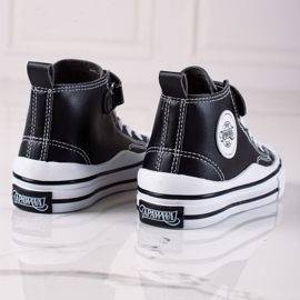 Converse montante cuir shop enfant