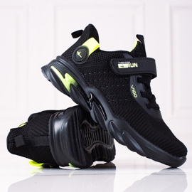 Baskets de sport pour garçon Vico noir le noir 1