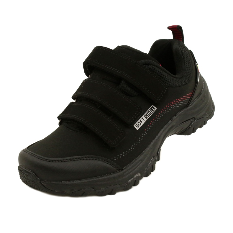 American Club Chaussures de sport Softshell Velcro American WT52/22 noires 5