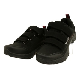 American Club Chaussures de sport Softshell Velcro American WT52/22 noires 2