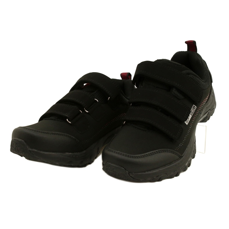 American Club Chaussures de sport Softshell Velcro American WT52/22 noires 2