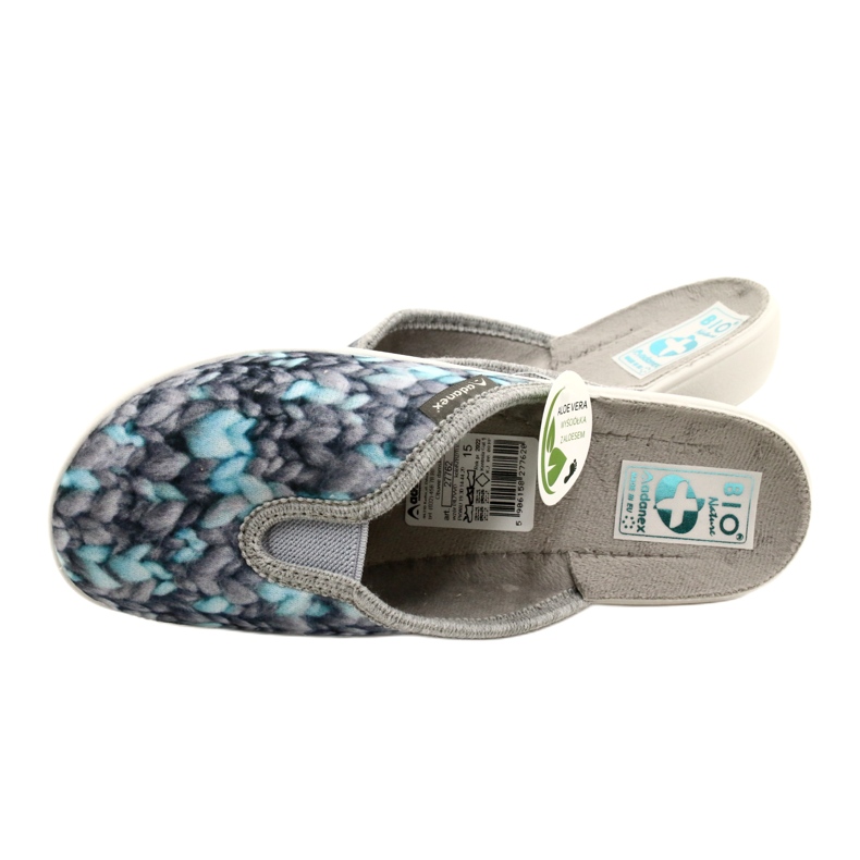 Chaussons Avec Bande Élastique Adanex Aloe Vera 27762 gris 4