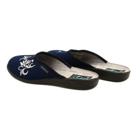 Adanex 27860 chaussons en velours bleu marine 6