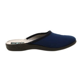 Adanex 27860 chaussons en velours bleu marine 2