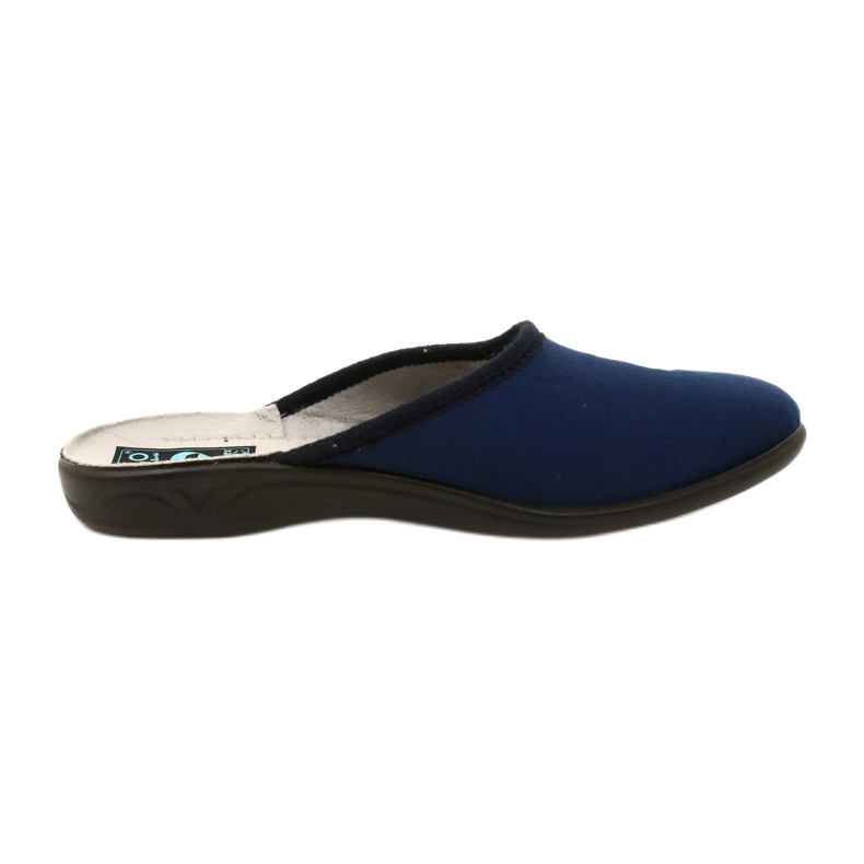 Adanex 27860 chaussons en velours bleu marine 2