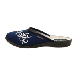 Adanex 27860 chaussons en velours bleu marine 1