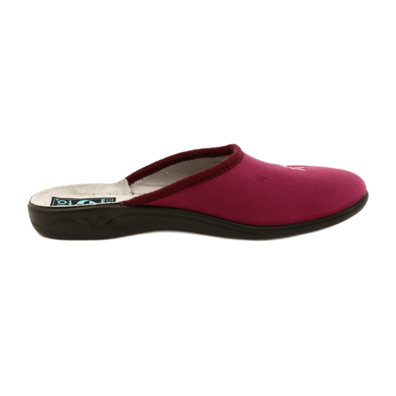 Chaussons en velours bordeaux Adanex 27861 multicolore 2 Chaussons en velours bordeaux Adanex 27861 multicolore 2