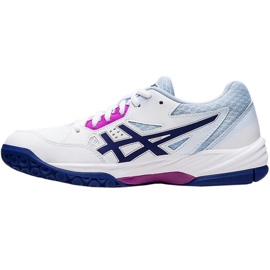 Chaussures d'intérieur Asics Gel-Task 3 EL-Task 3 W 1072A082 101 blanche 1