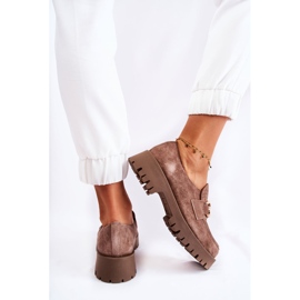 PL5 Mocassins en daim à la mode Rayhan marron clair beige 5