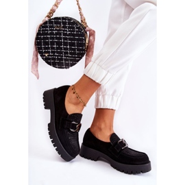 PL5 Mocassins noirs en daim à la mode Rayhan le noir 2
