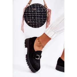 PL5 Mocassins noirs en daim à la mode Rayhan le noir 3