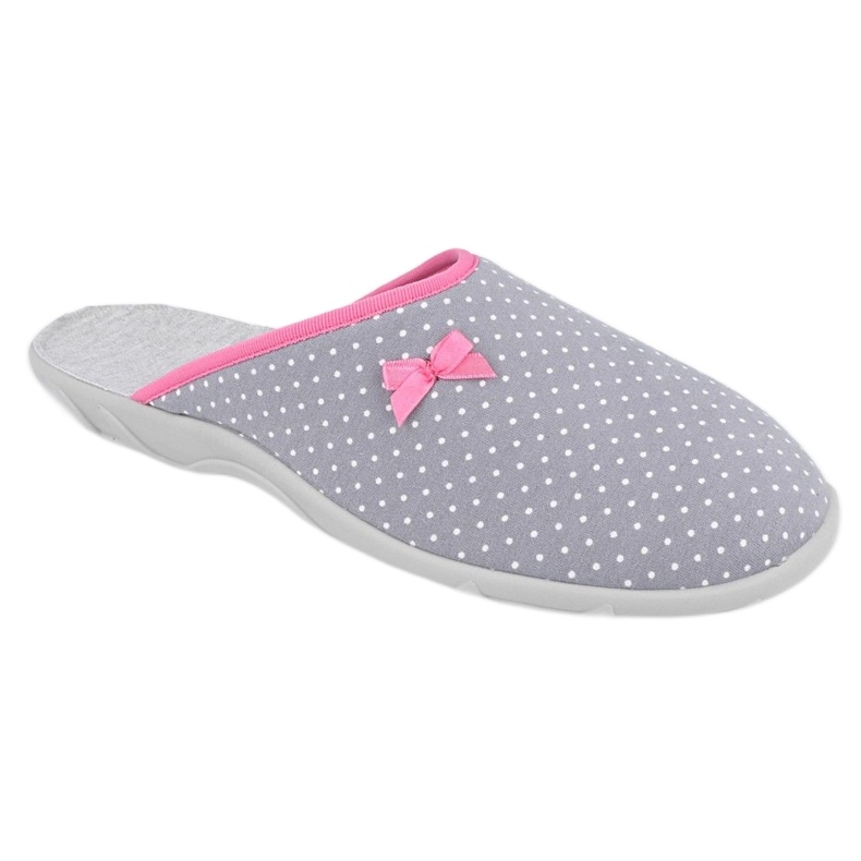 Chaussures femme Befado pu 235D175 blanc rose gris 1